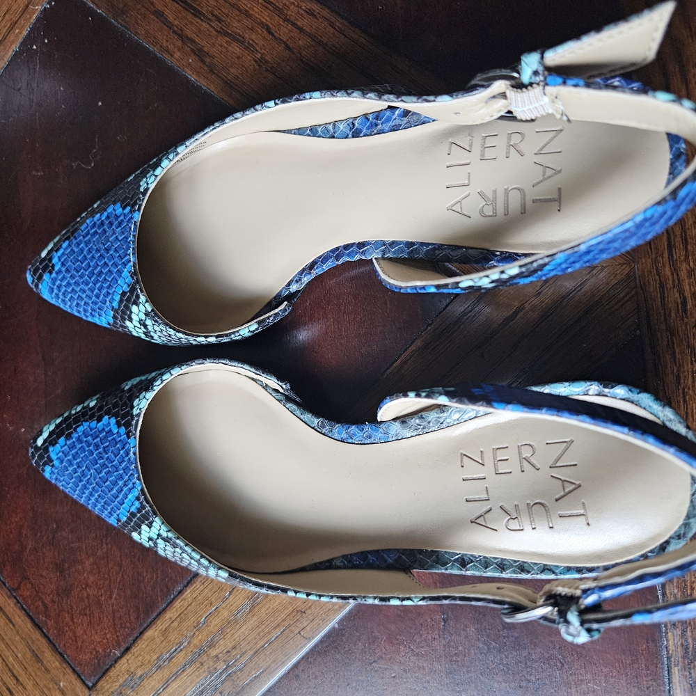 Naturalizer Blue Snake Print Women's Shoes